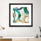 Green Rings I by Tom Reeves on GIANT ART - green abstract