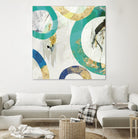 Green Rings II by Tom Reeves on GIANT ART - green abstract