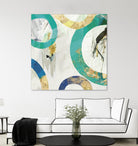 Green Rings II by Tom Reeves on GIANT ART - green abstract