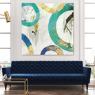 Green Rings II by Tom Reeves on GIANT ART - green abstract