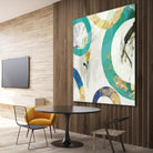 Green Rings II by Tom Reeves on GIANT ART - green abstract