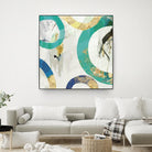 Green Rings II by Tom Reeves on GIANT ART - green abstract