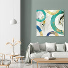 Green Rings II by Tom Reeves on GIANT ART - green abstract