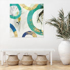 Green Rings II by Tom Reeves on GIANT ART - green abstract