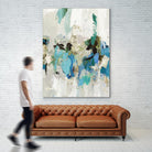 Blue Silver II by Tom Reeves on GIANT ART - blue abstract