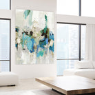 Blue Silver II by Tom Reeves on GIANT ART - blue abstract