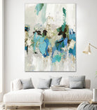 Blue Silver II by Tom Reeves on GIANT ART - blue abstract