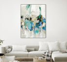 Blue Silver II by Tom Reeves on GIANT ART - blue abstract