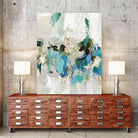 Blue Silver II by Tom Reeves on GIANT ART - blue abstract