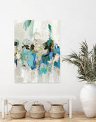 Blue Silver II by Tom Reeves on GIANT ART - blue abstract