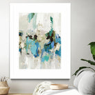 Blue Silver II by Tom Reeves on GIANT ART - blue abstract