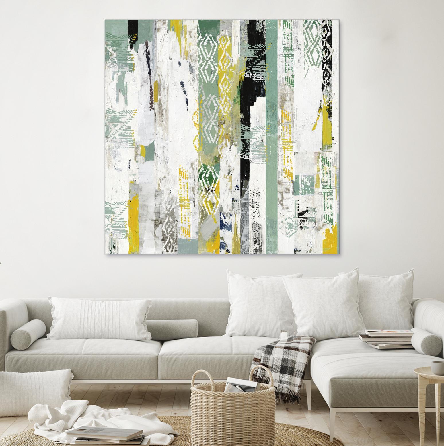 Spring I by Tom Reeves on GIANT ART - green abstract