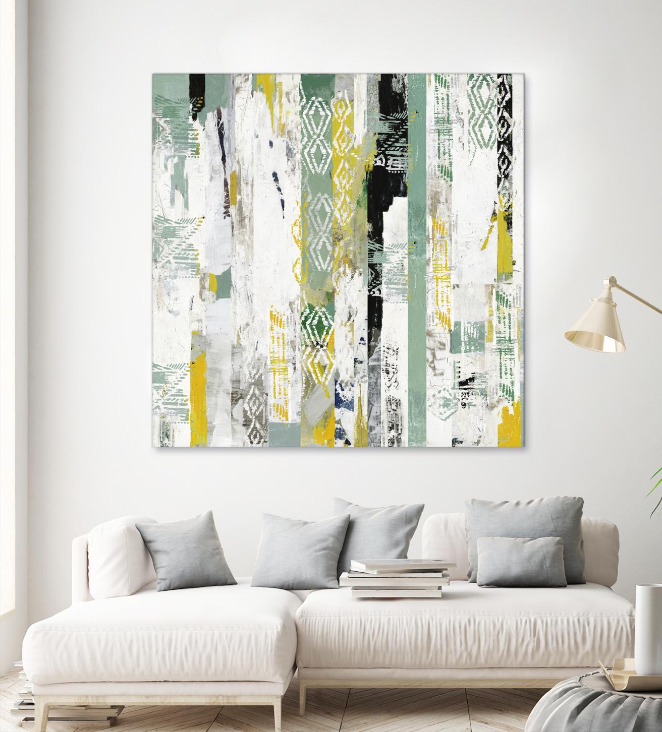 Spring I by Tom Reeves on GIANT ART - green abstract