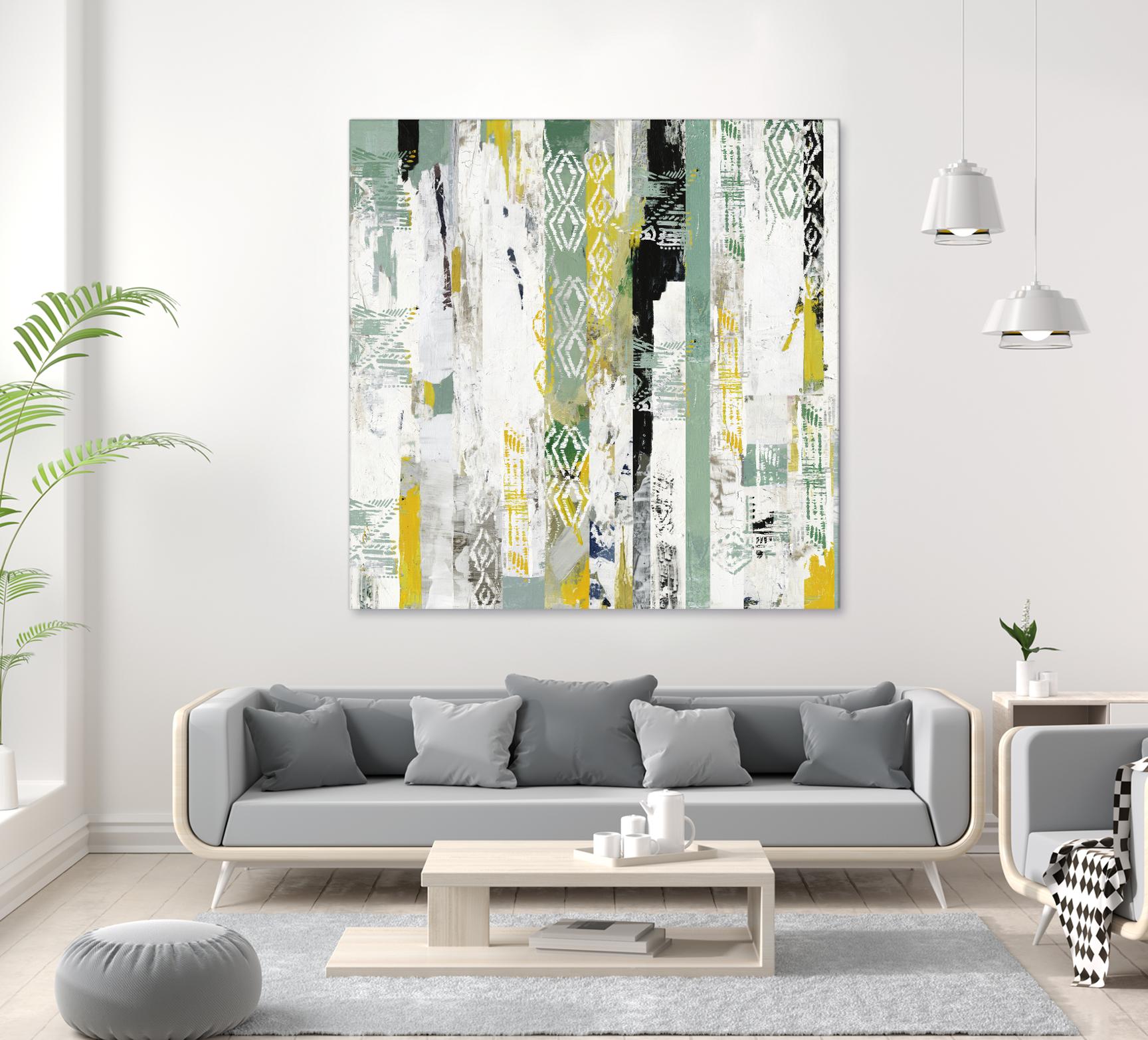 Spring I by Tom Reeves on GIANT ART - green abstract