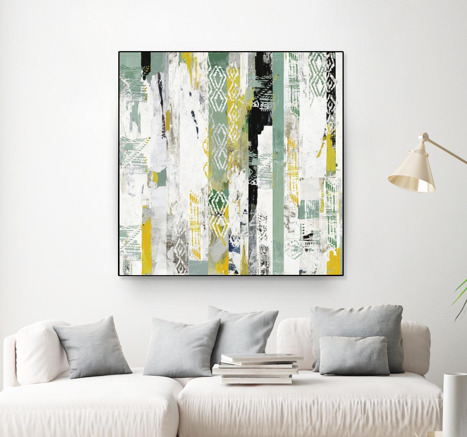 Spring I by Tom Reeves on GIANT ART - green abstract