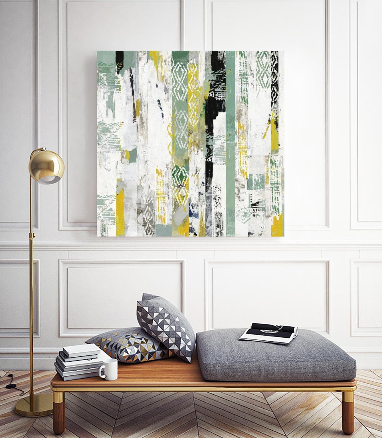 Spring I by Tom Reeves on GIANT ART - green abstract