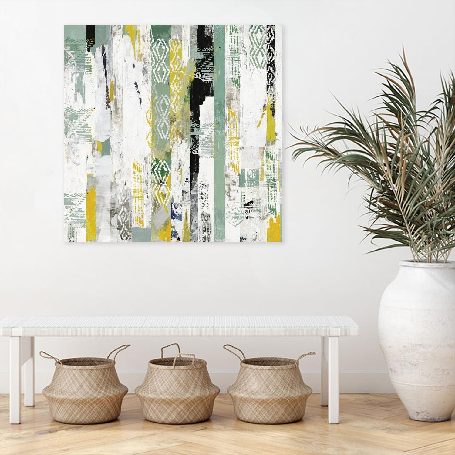 Spring I by Tom Reeves on GIANT ART - green abstract