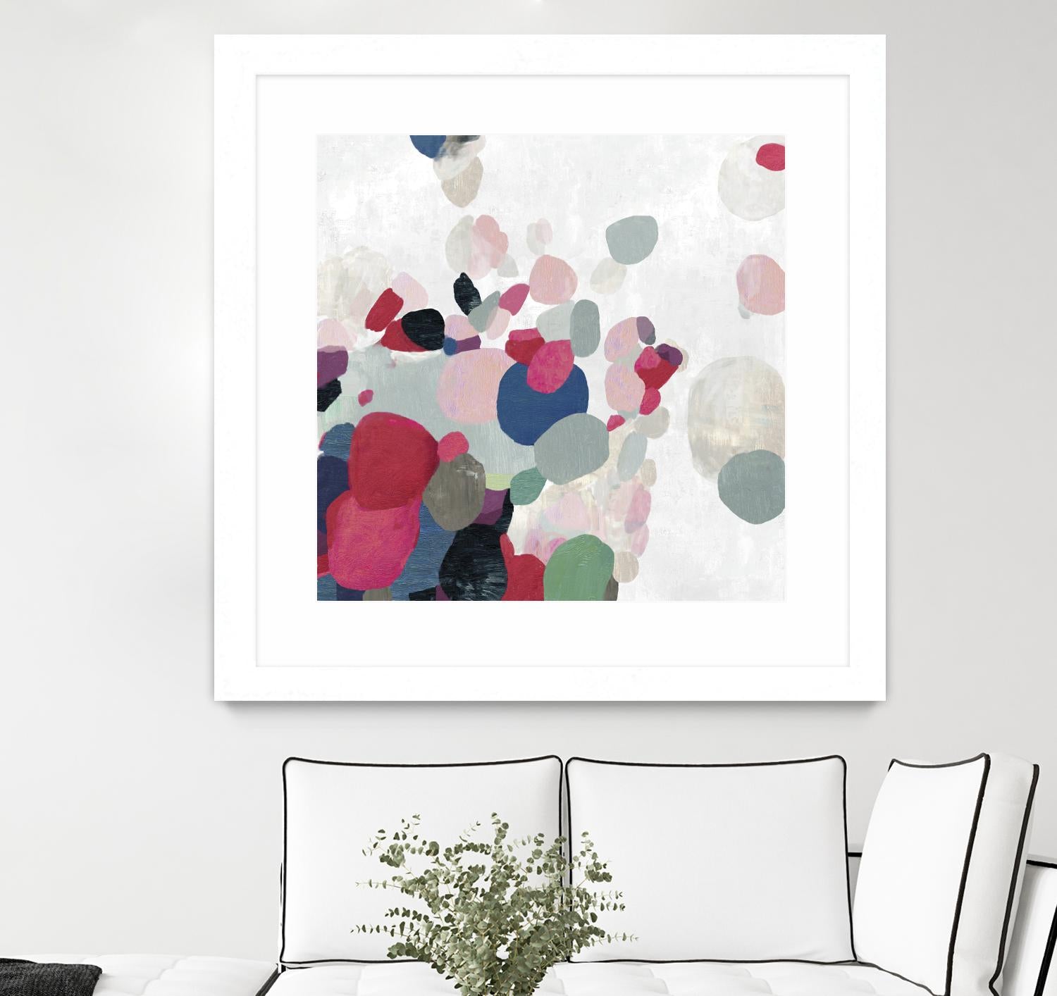 Multicolourful I by Tom Reeves on GIANT ART - red abstract