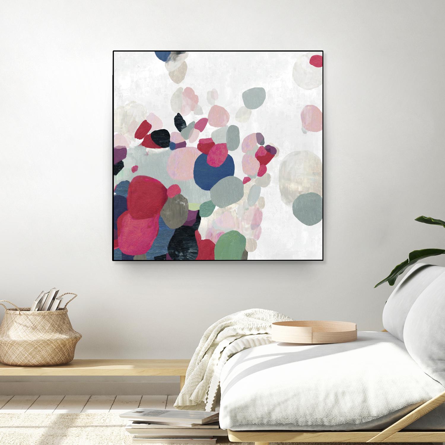 Multicolourful I by Tom Reeves on GIANT ART - red abstract