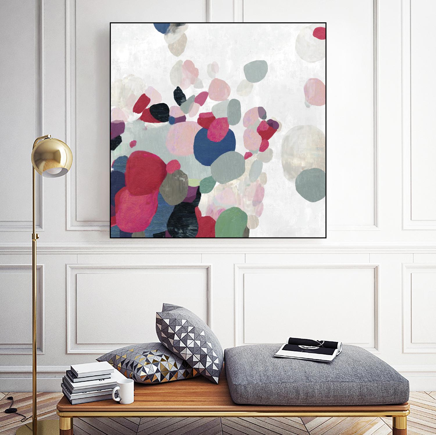 Multicolourful I by Tom Reeves on GIANT ART - red abstract