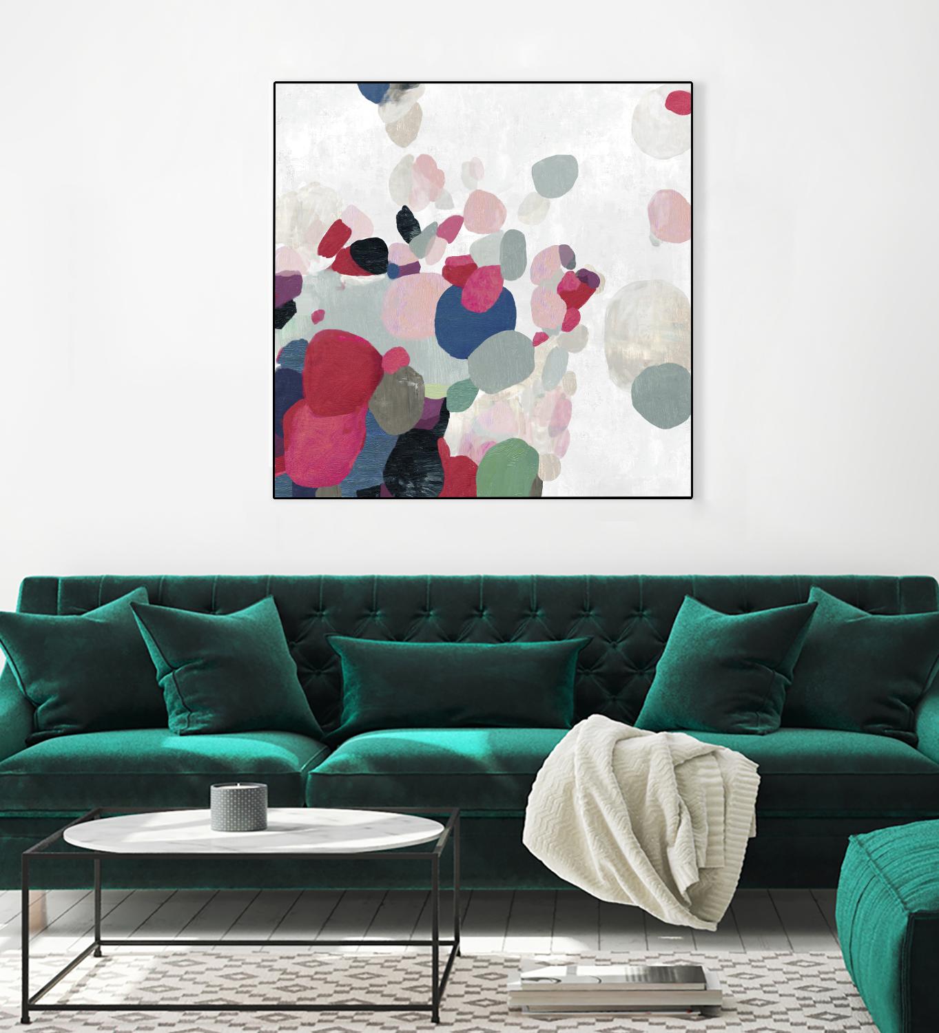 Multicolourful I by Tom Reeves on GIANT ART - red abstract