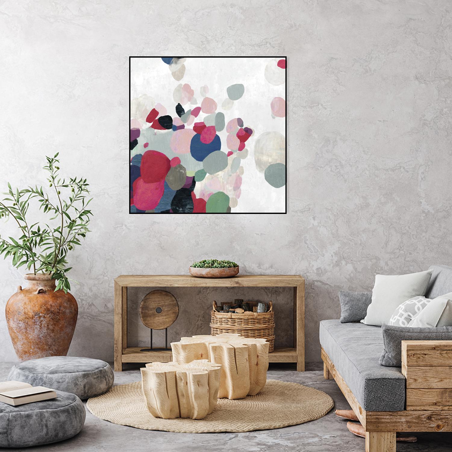 Multicolourful I by Tom Reeves on GIANT ART - red abstract