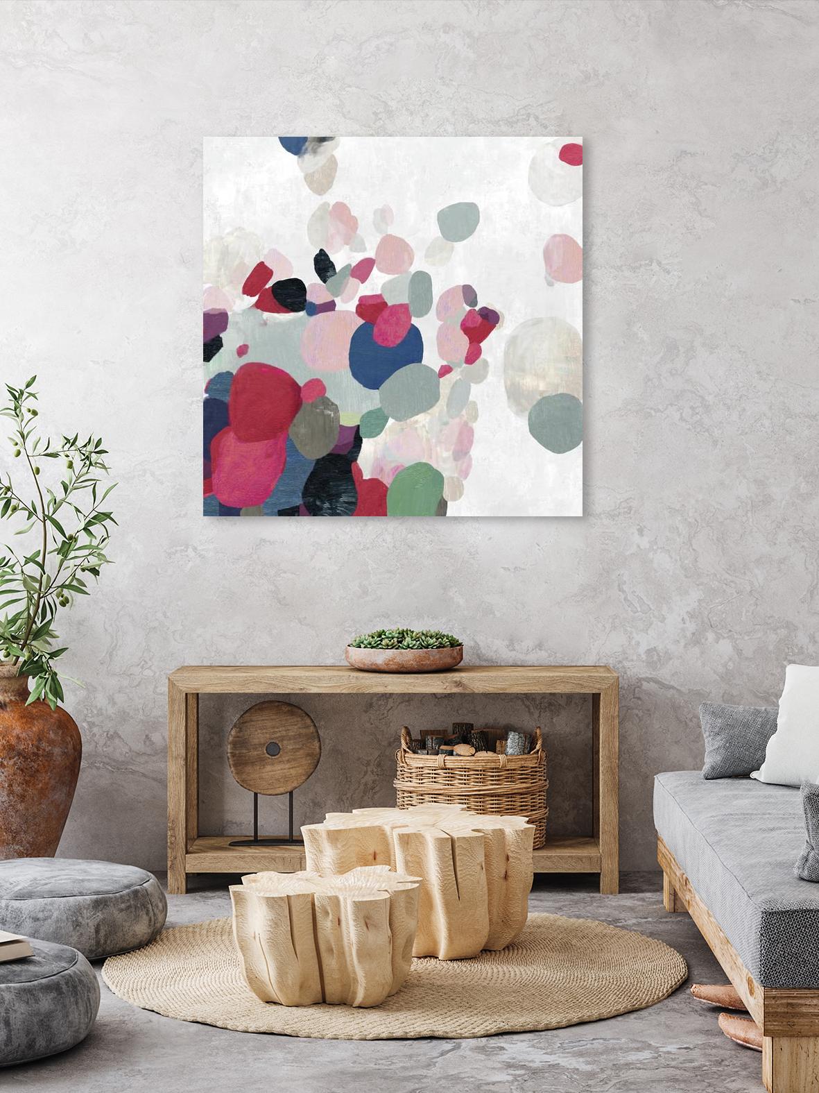 Multicolourful I by Tom Reeves on GIANT ART - red abstract