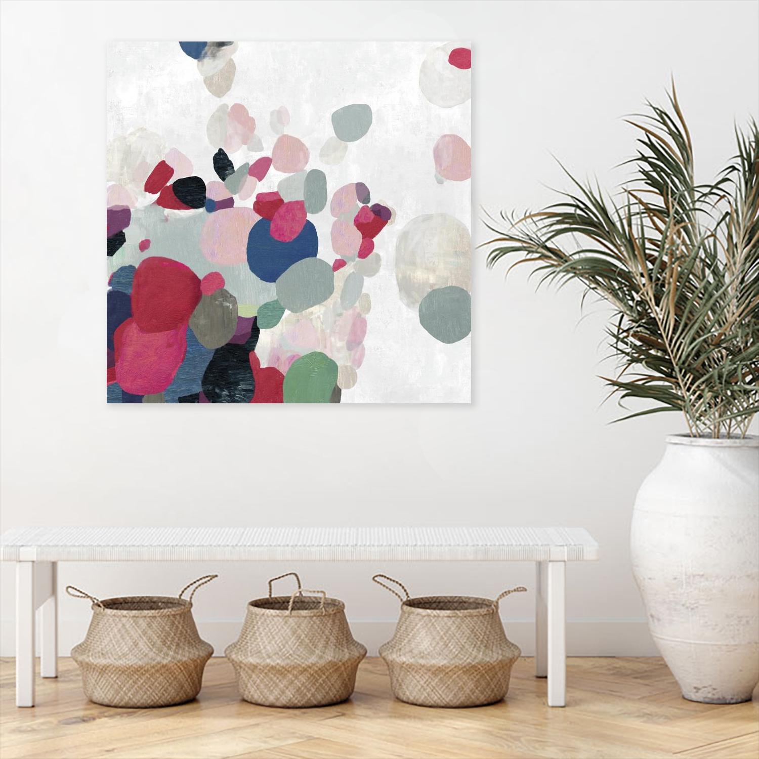 Multicolourful I by Tom Reeves on GIANT ART - red abstract