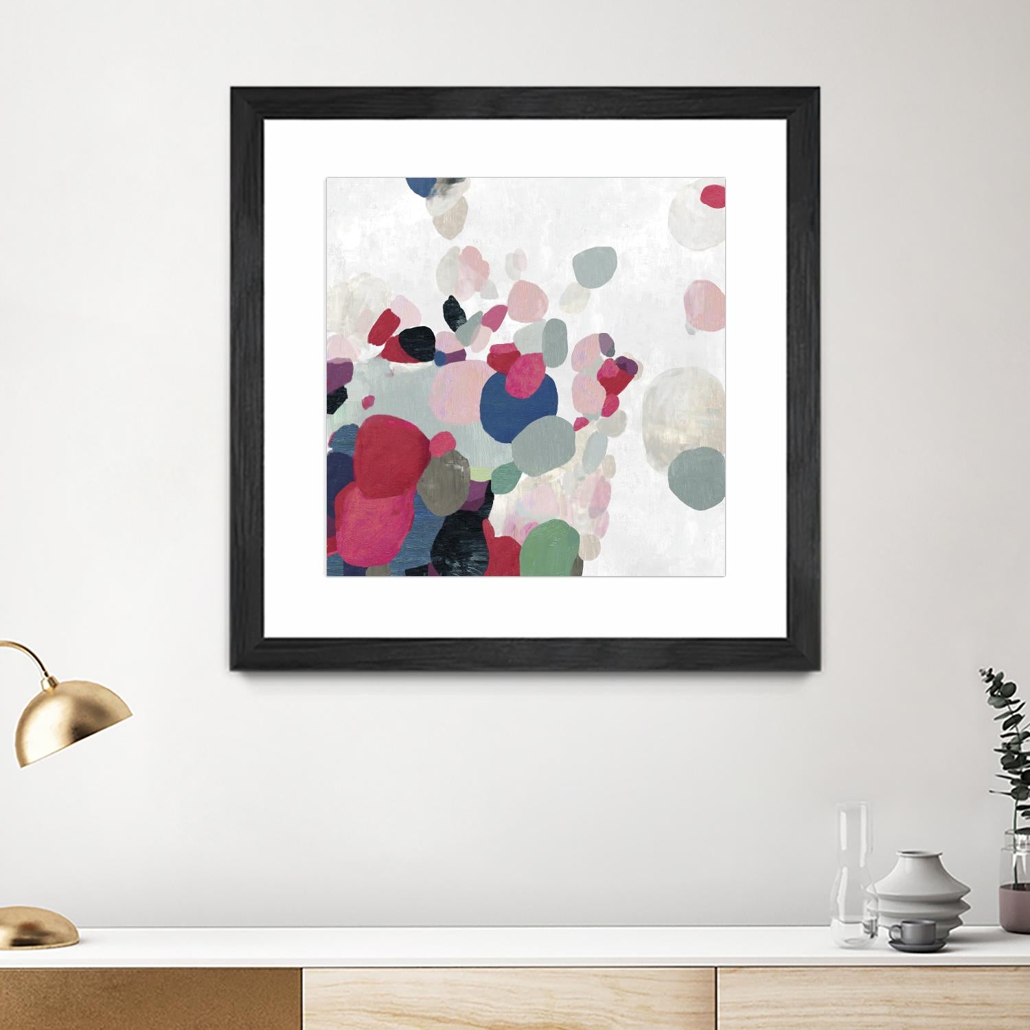 Multicolourful I by Tom Reeves on GIANT ART - red abstract