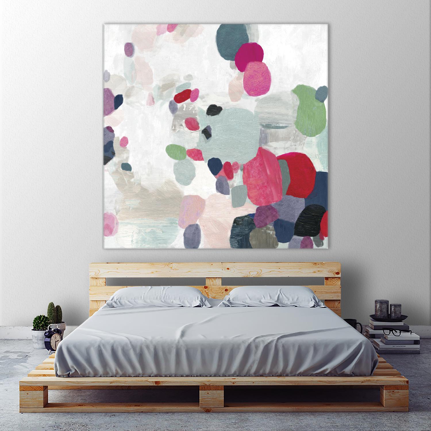 Multicolourful II by Tom Reeves on GIANT ART - green abstract