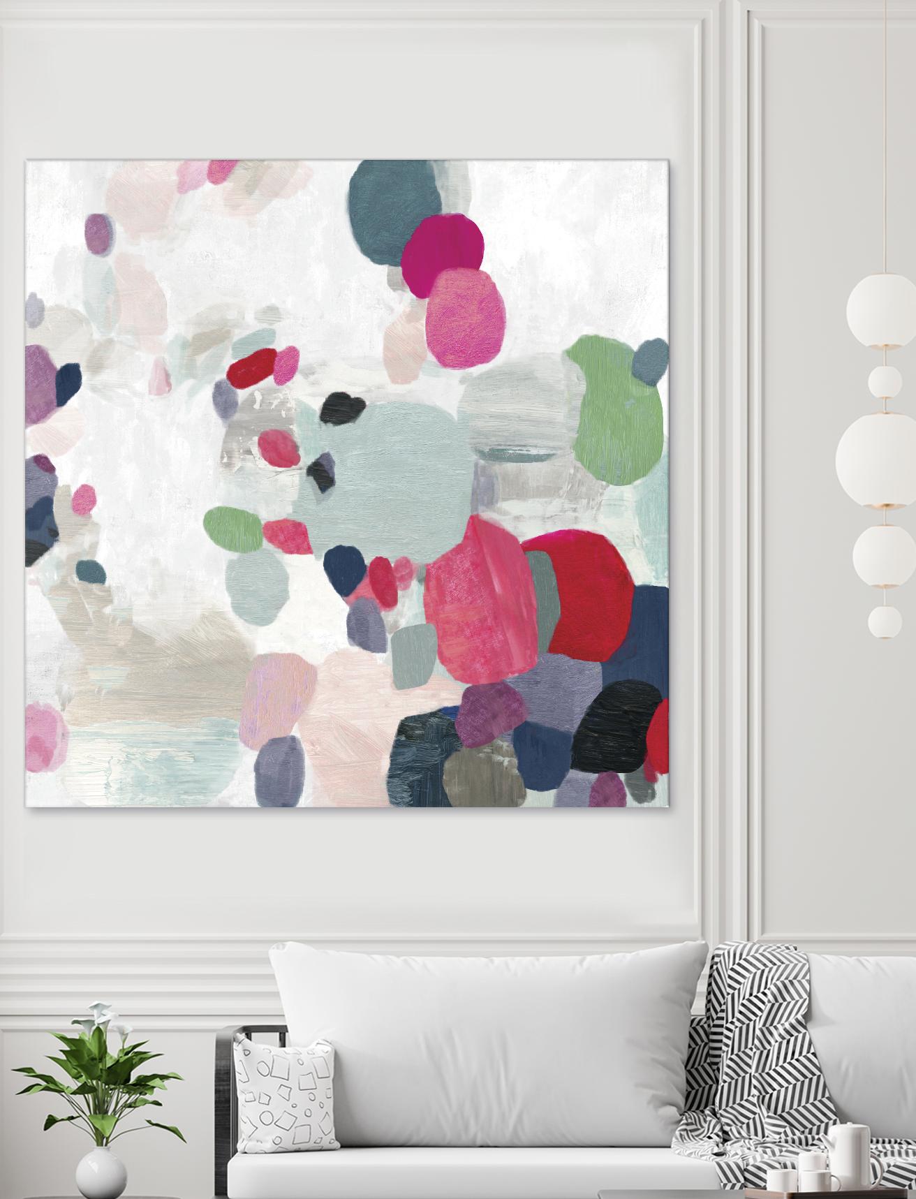 Multicolourful II by Tom Reeves on GIANT ART - green abstract