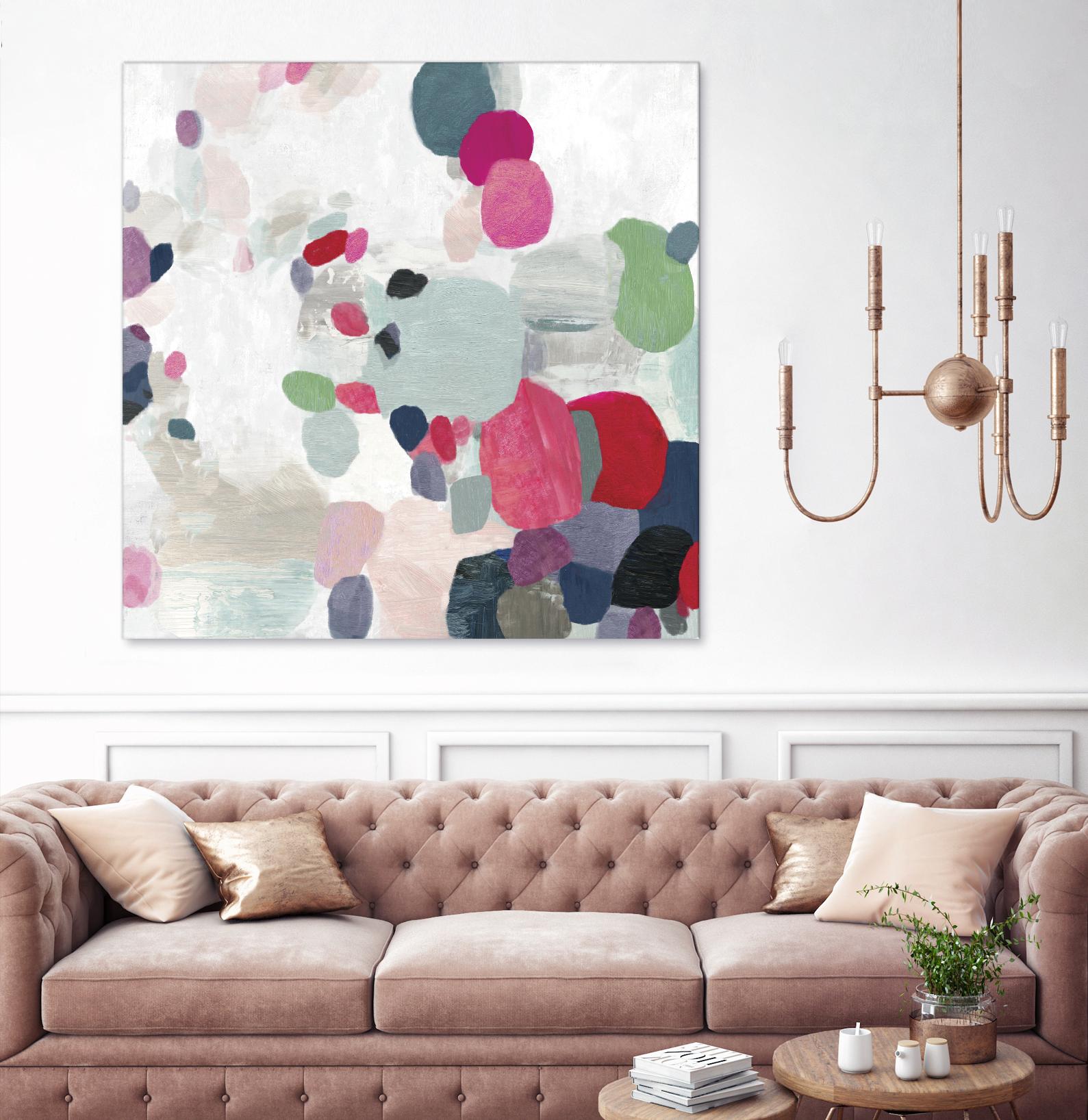 Multicolourful II by Tom Reeves on GIANT ART - green abstract