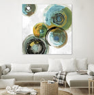 Spirals III by Tom Reeves on GIANT ART - yellow abstract