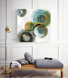 Spirals III by Tom Reeves on GIANT ART - yellow abstract