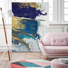 Riviera II by Ruth Palmer on GIANT ART - gold abstract