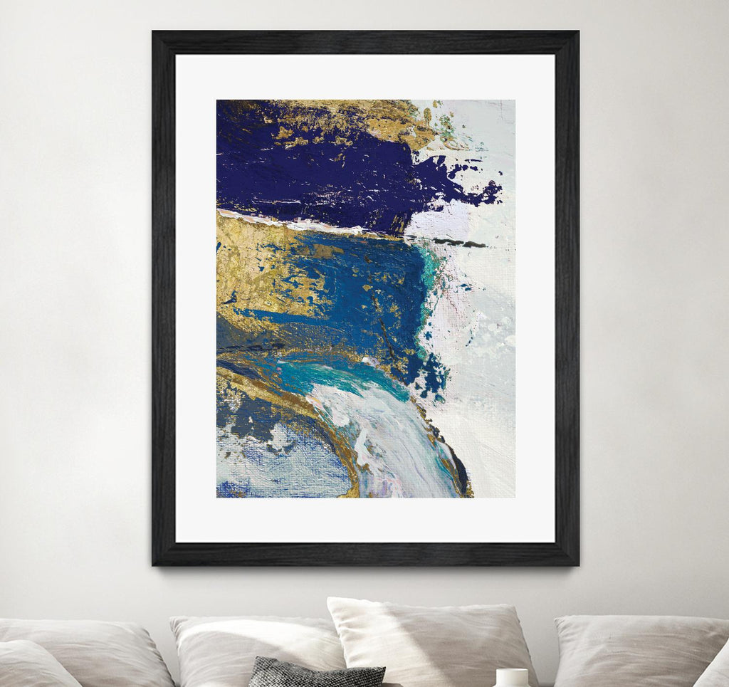 Riviera II by Ruth Palmer on GIANT ART - gold abstract