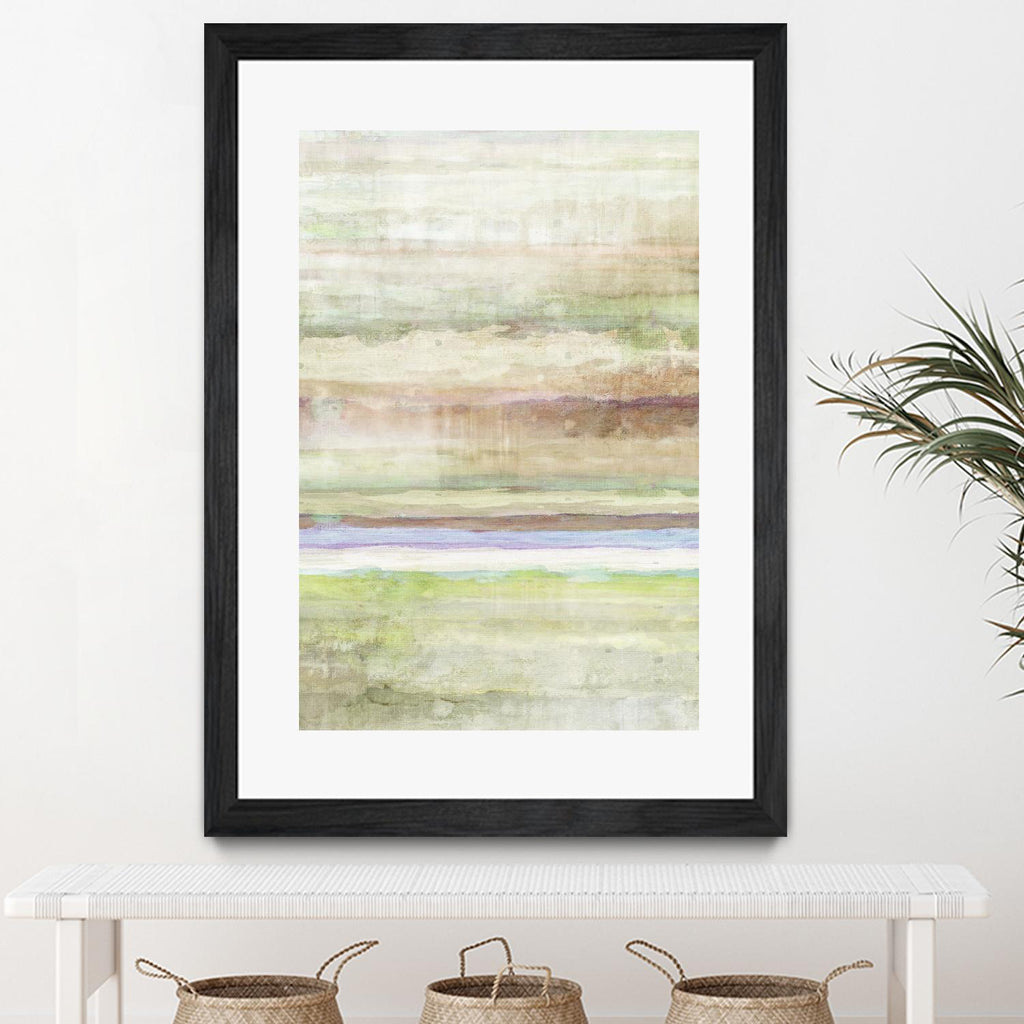 Summer Splash I by Ruth Palmer on GIANT ART - beige abstract