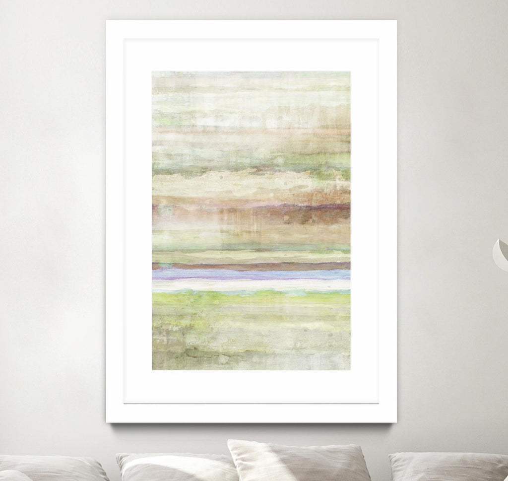 Summer Splash I by Ruth Palmer on GIANT ART - beige abstract