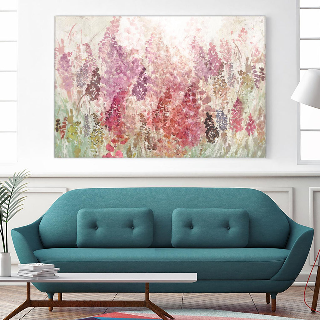 Summer Haze by Ruth Palmer on GIANT ART - red abstract