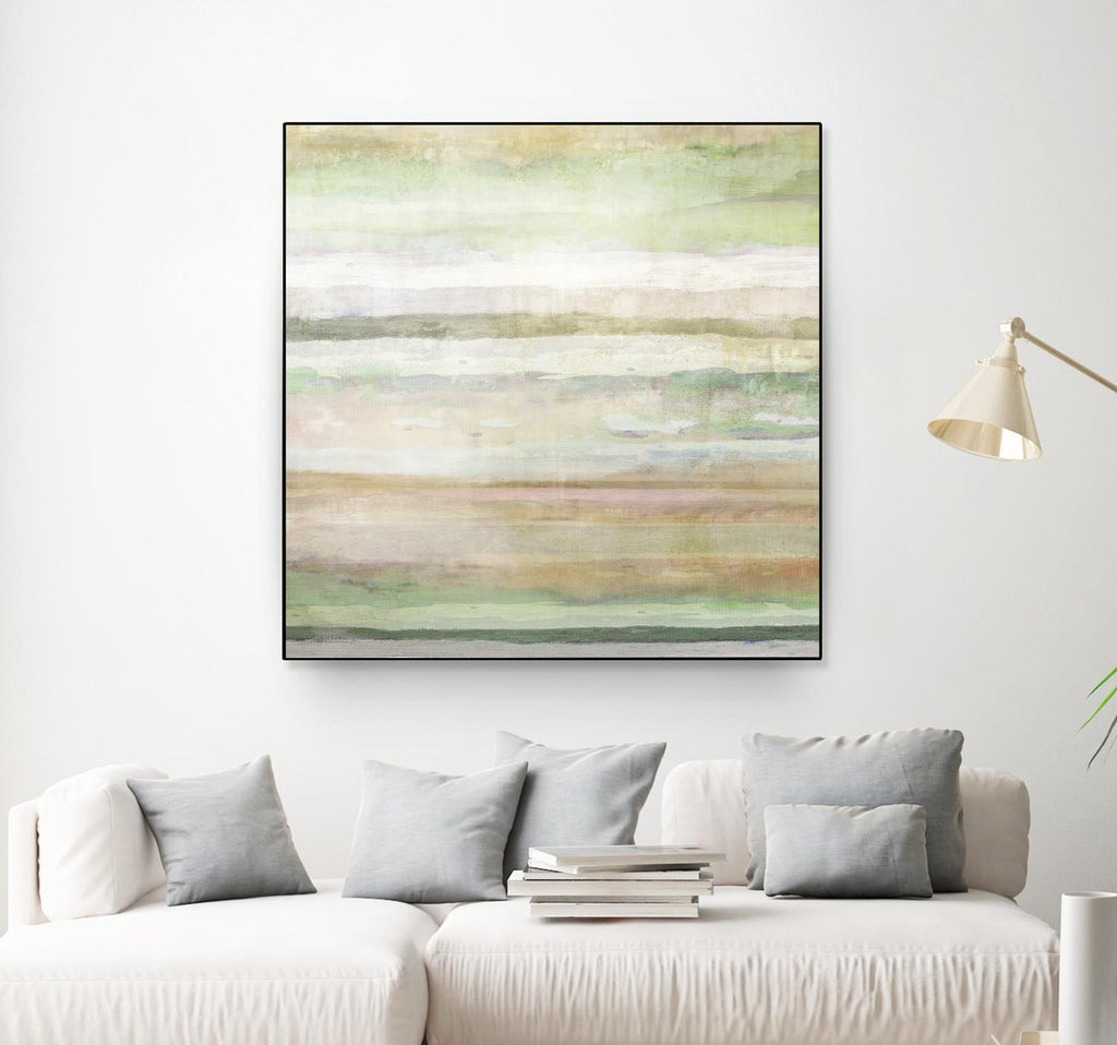 Splash of Summer II by Ruth Palmer on GIANT ART - green abstract
