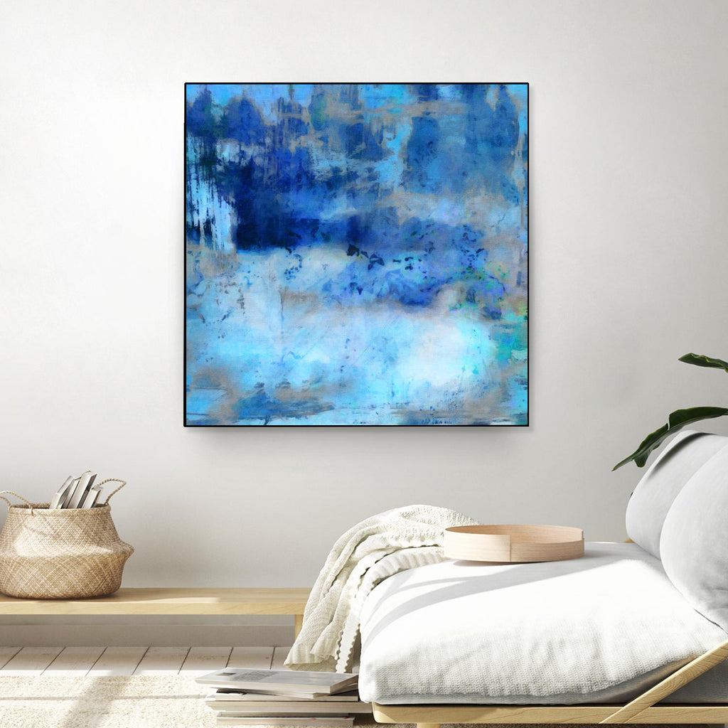 Blue Skies Ahead by Ricki Mountain on GIANT ART - blue abstract