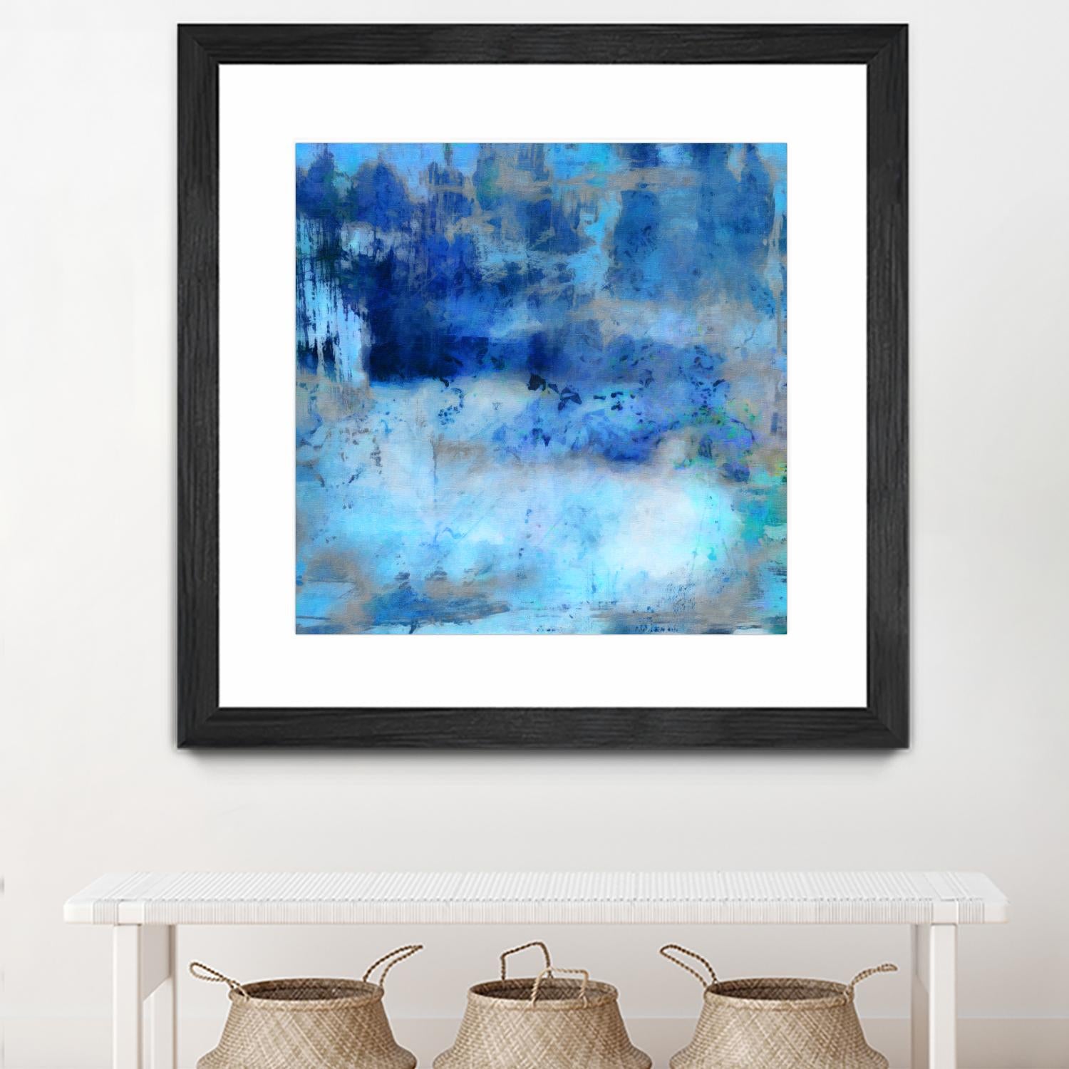 Blue Skies Ahead by Ricki Mountain on GIANT ART - blue abstract