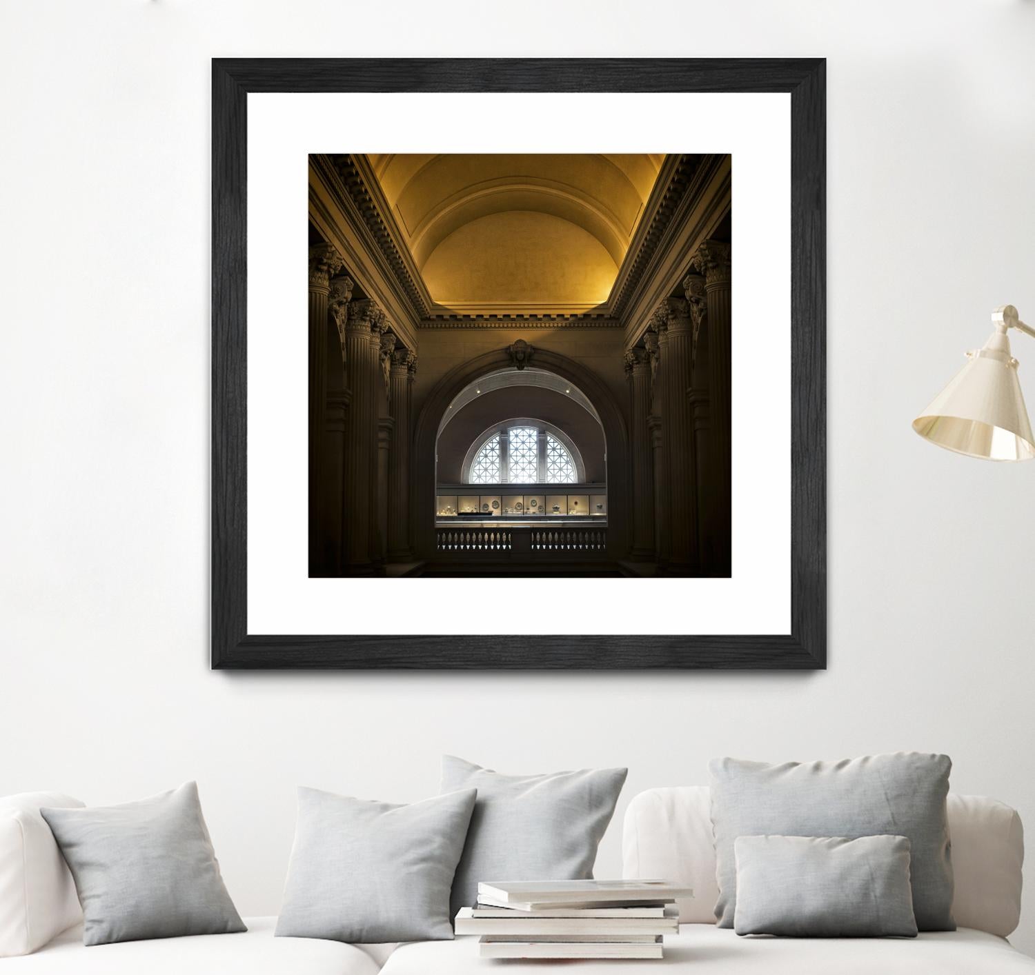 Museum I by Robert Schenck on GIANT ART - brown architectural