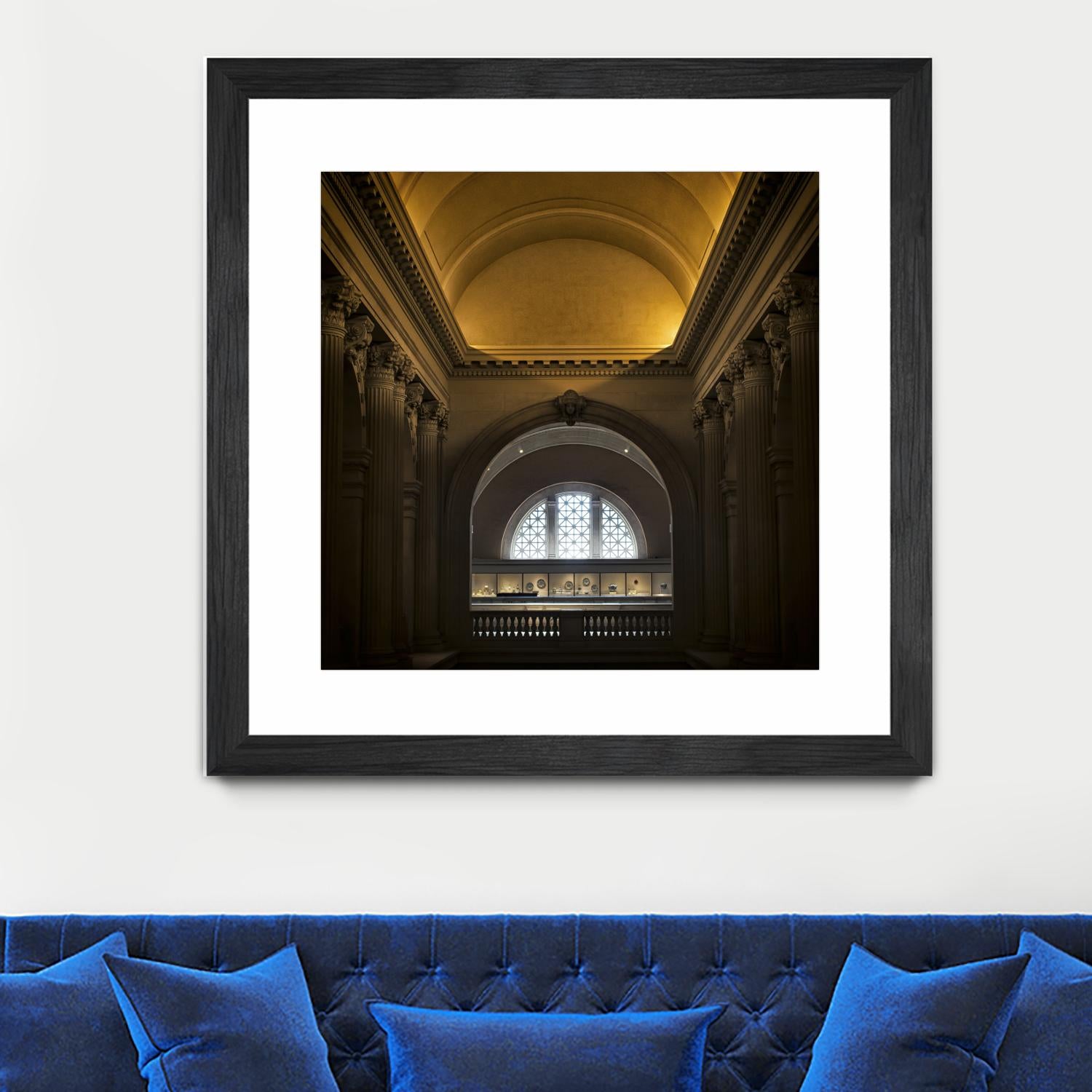 Museum I by Robert Schenck on GIANT ART - brown architectural