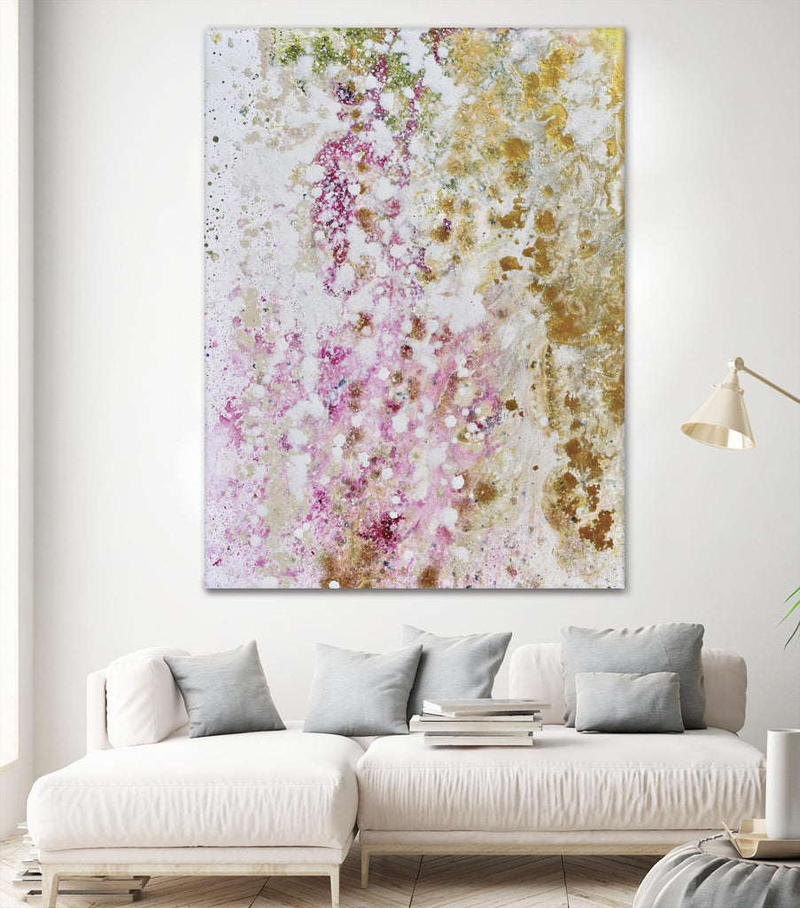 Pink Modern II by Michelle Rivera on GIANT ART - pink abstract