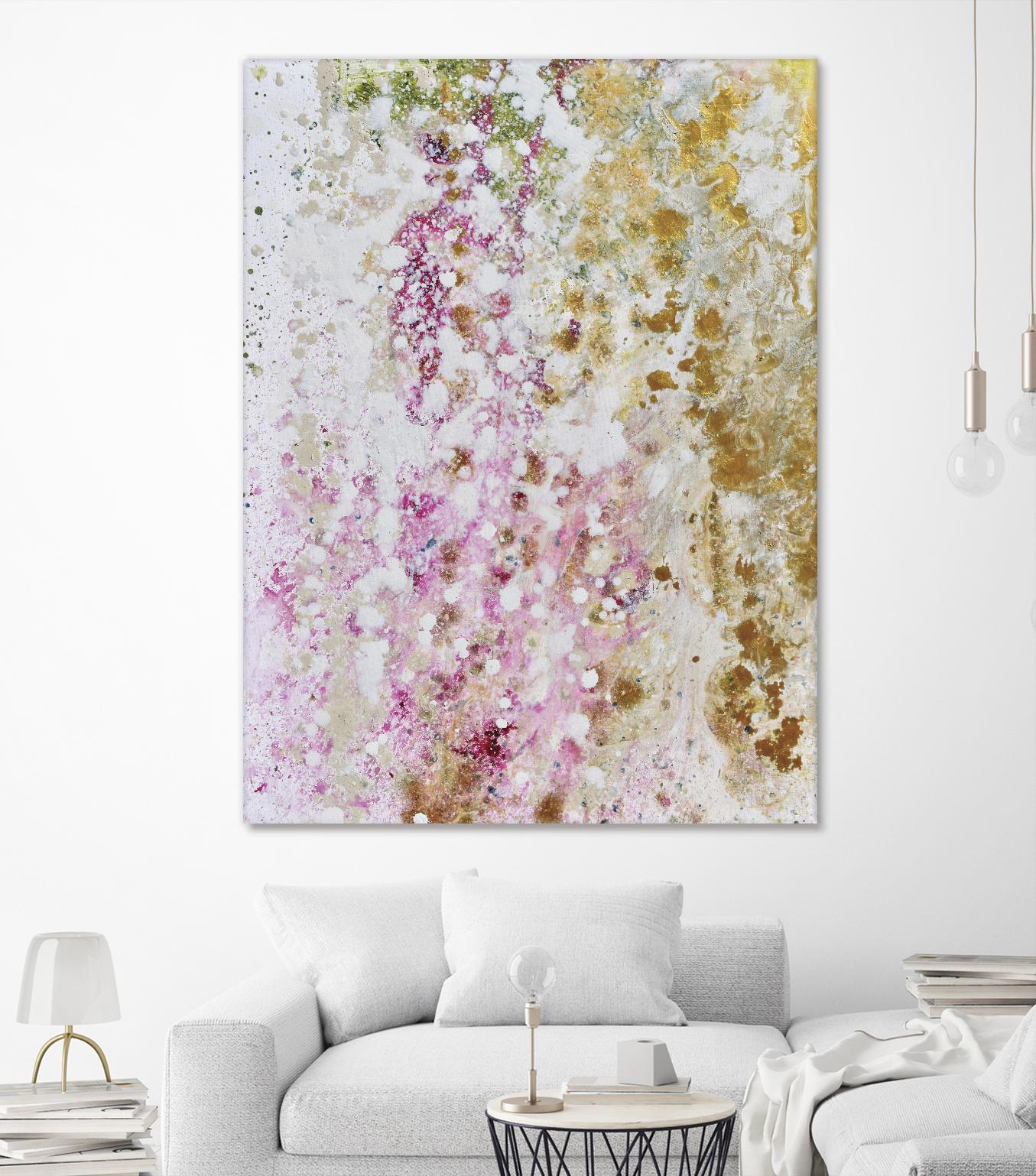 Pink Modern II by Michelle Rivera on GIANT ART - pink abstract