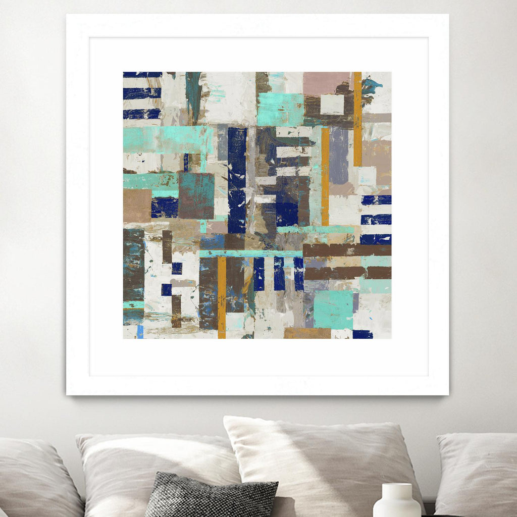 Acres I by Edward Selkirk on GIANT ART - blue abstract