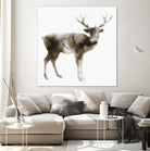 Stag by Edward Selkirk on GIANT ART - brown animals