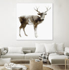 Stag by Edward Selkirk on GIANT ART - brown animals
