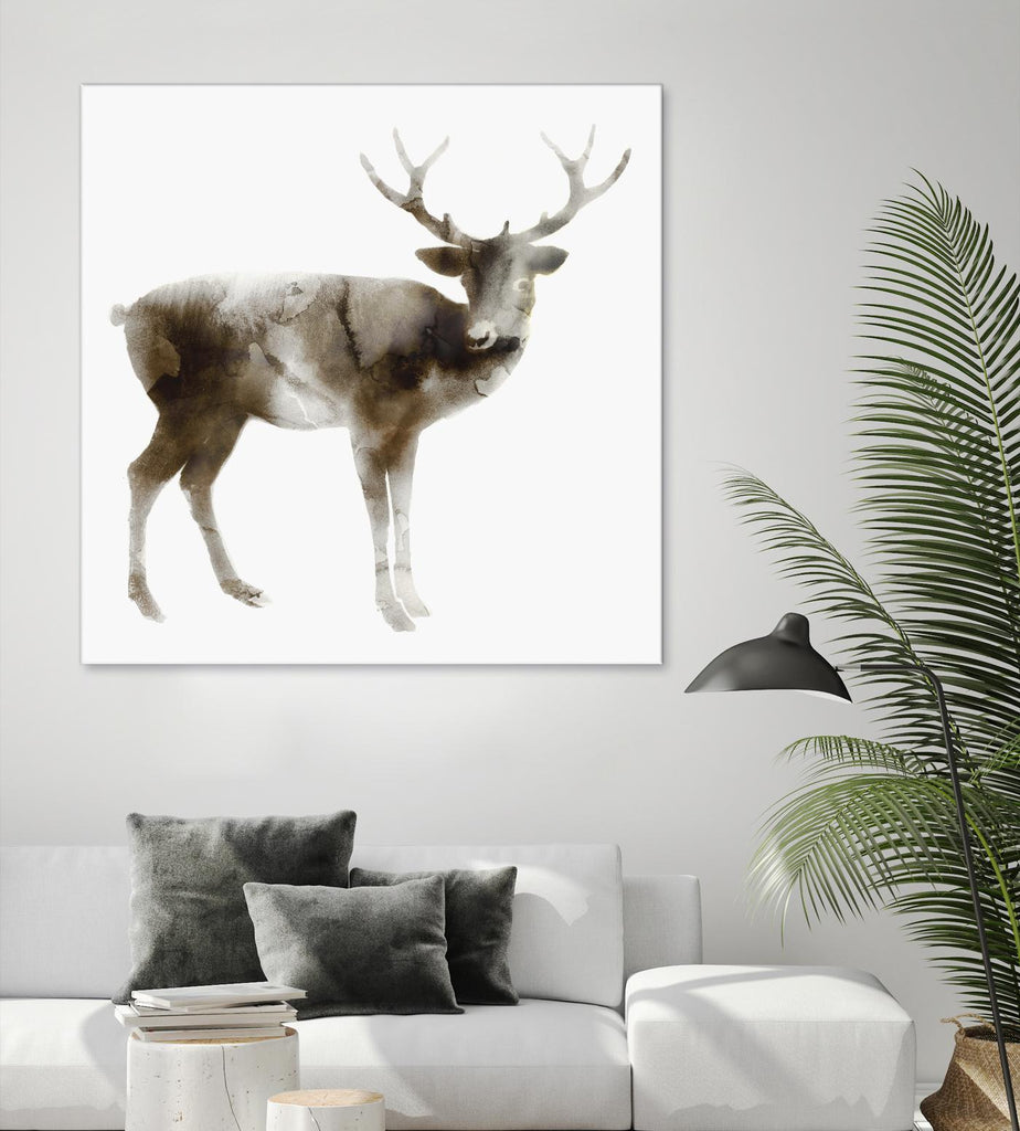Stag by Edward Selkirk on GIANT ART - brown animals